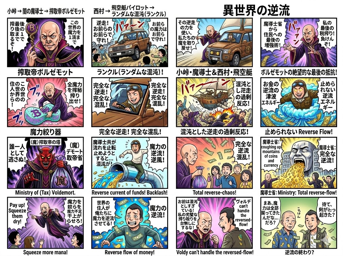 Nano Banana Pro 漫画提示：Eiji Kotoge 饰演 Harry Potter 生成效果示例