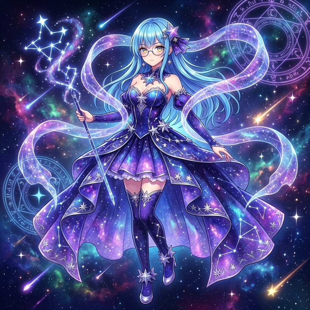 魔法少女变身提示（宇宙属性） 生成效果示例
