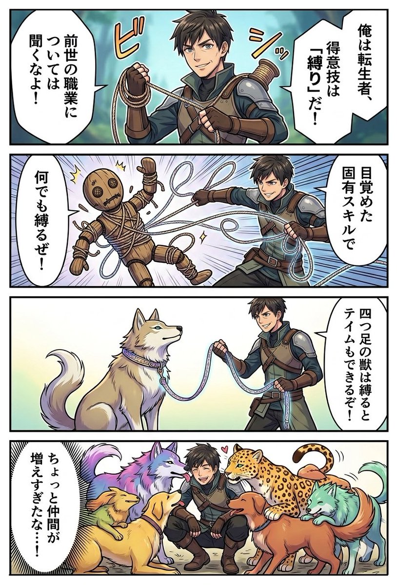 轻小说风格漫画封面 生成效果示例