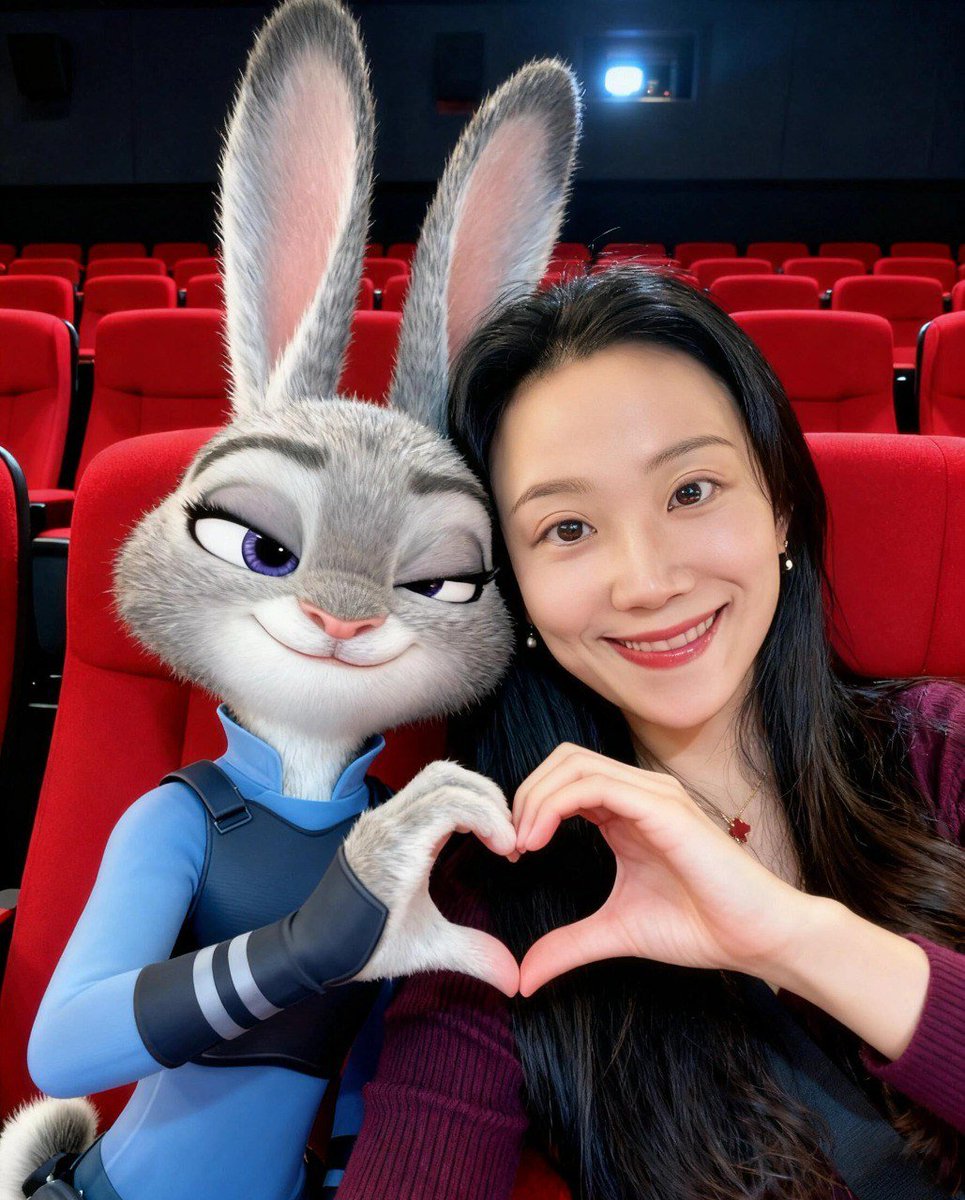 Zootopia 人物照片提示 生成效果示例