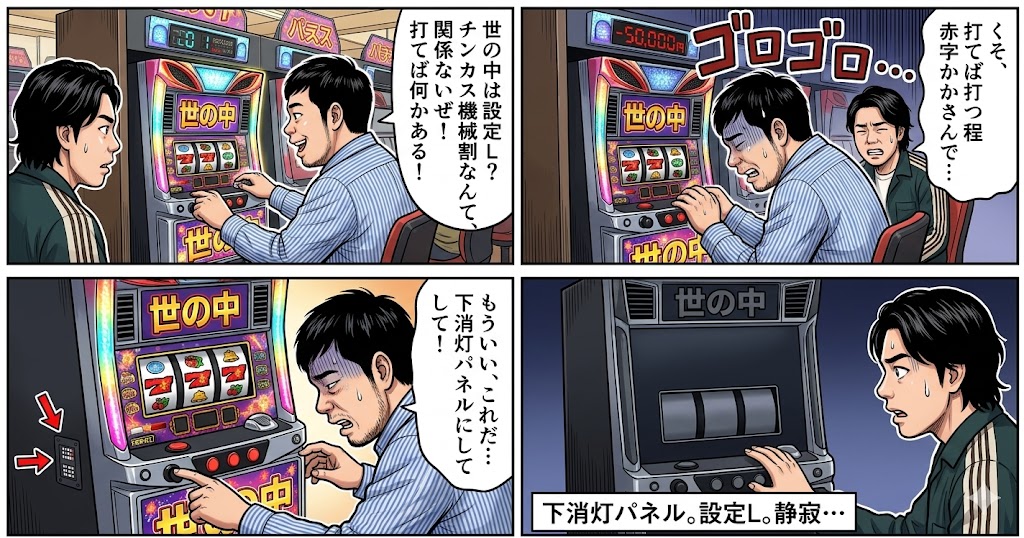 四格漫画：世界正在设定L 生成效果示例