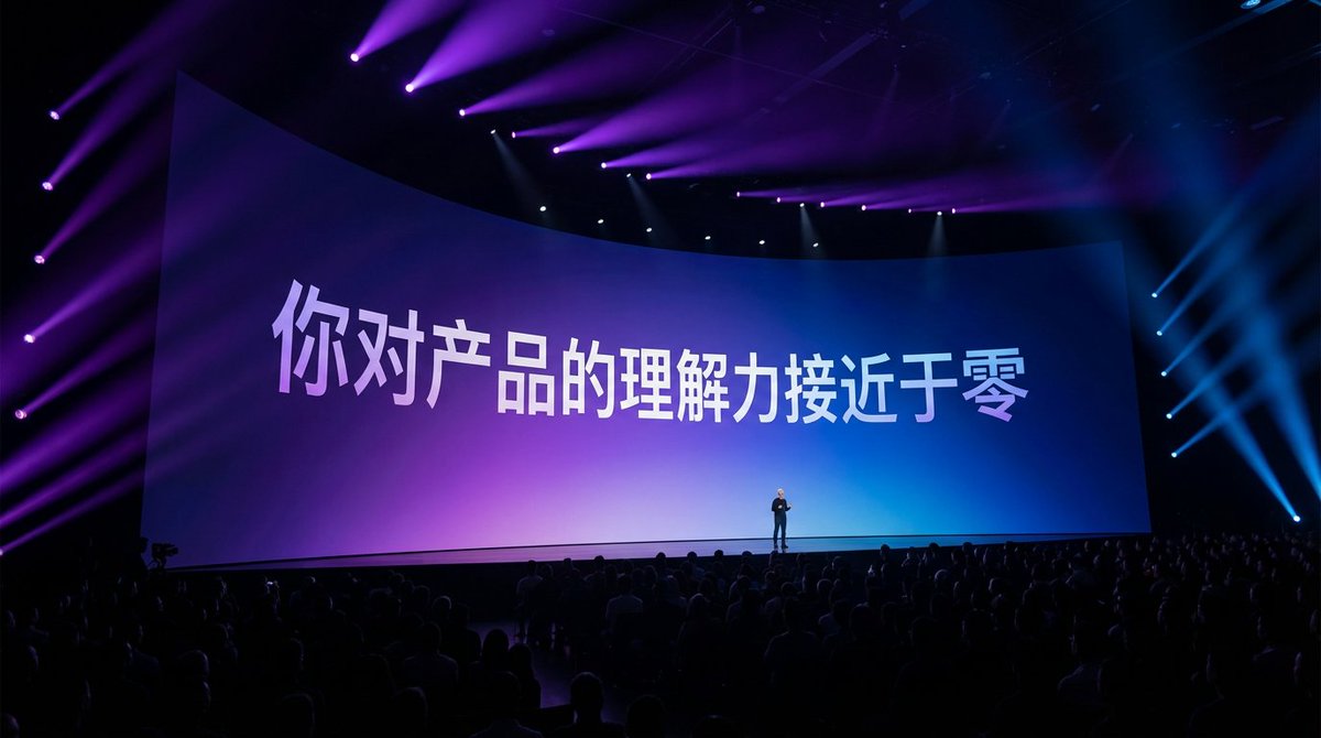 Apple 主题演讲风格的文字活动场景 生成效果示例