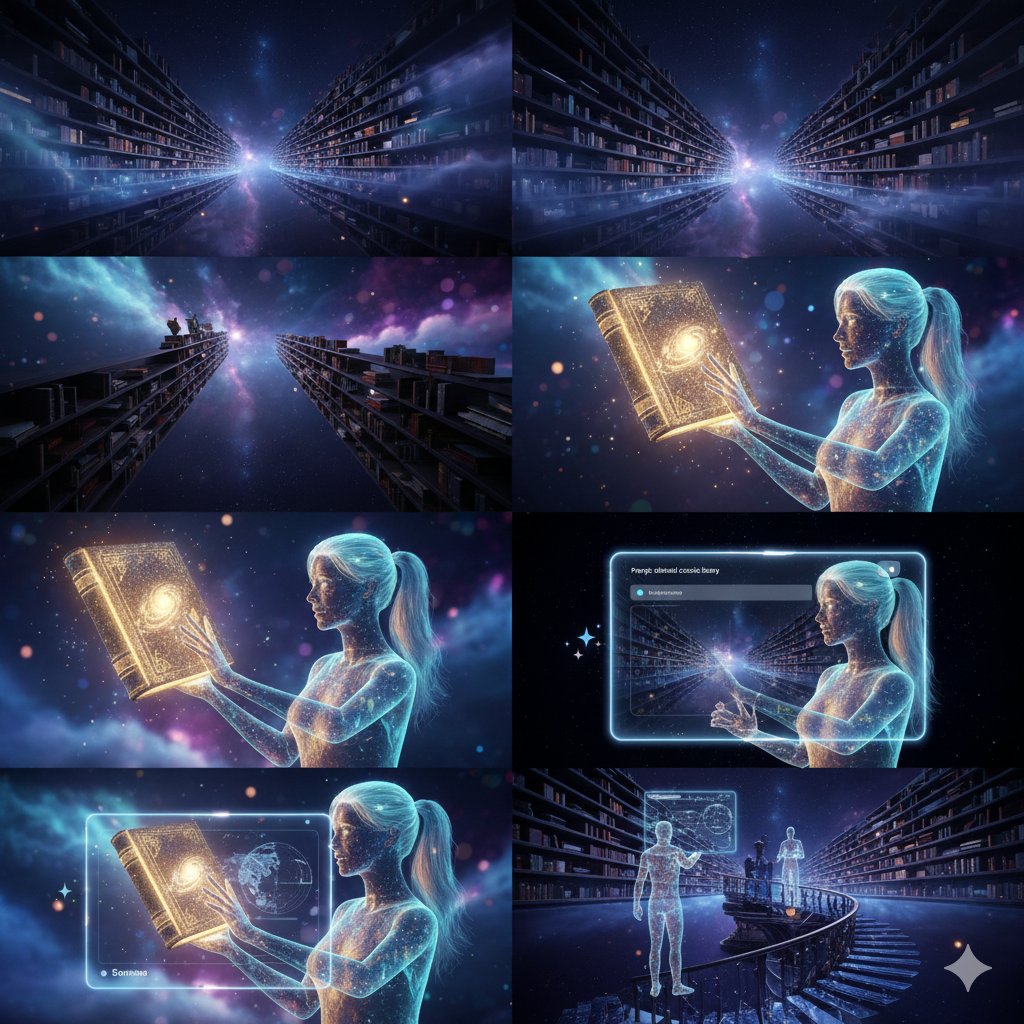空灵宇宙图书馆 生成效果示例