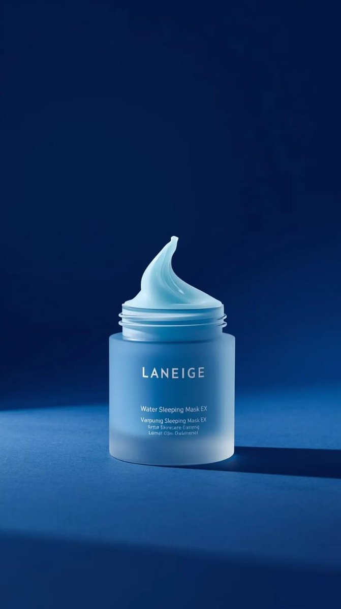 LANEIGE 水睡眠面膜产品视频提示（慢动作） 生成效果示例