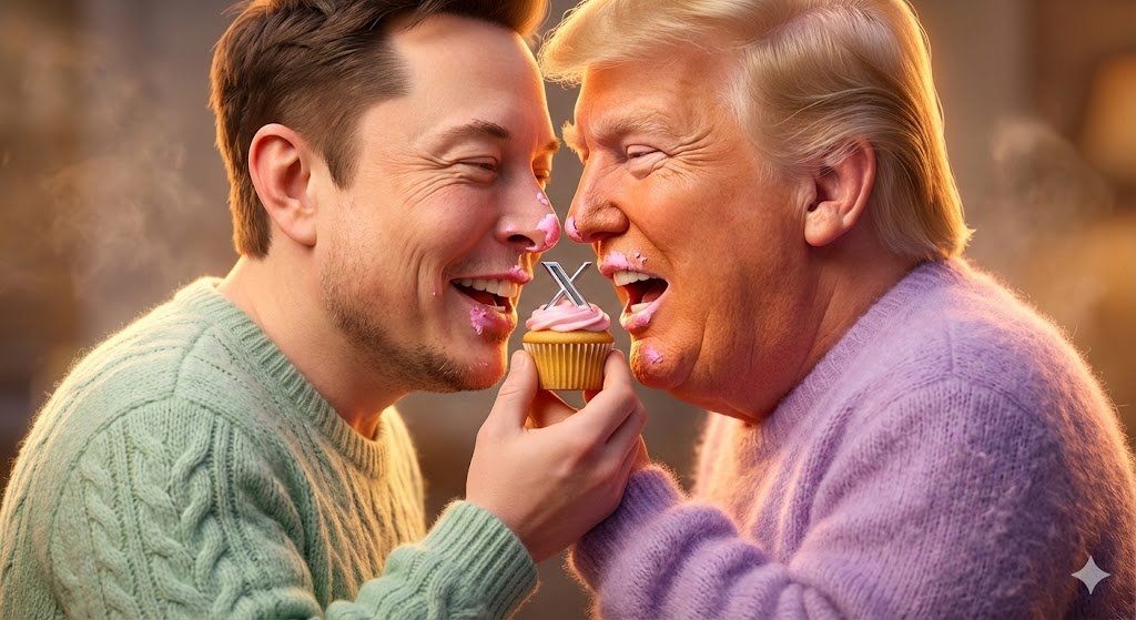 Elon Musk 蛋糕提示（占位符） 生成效果示例