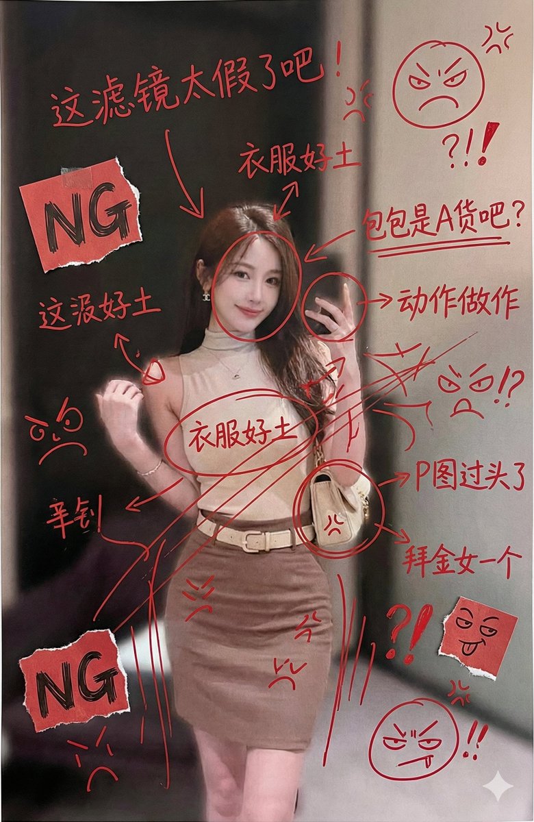 手写中文注释和拖拽的图像生成 生成效果示例