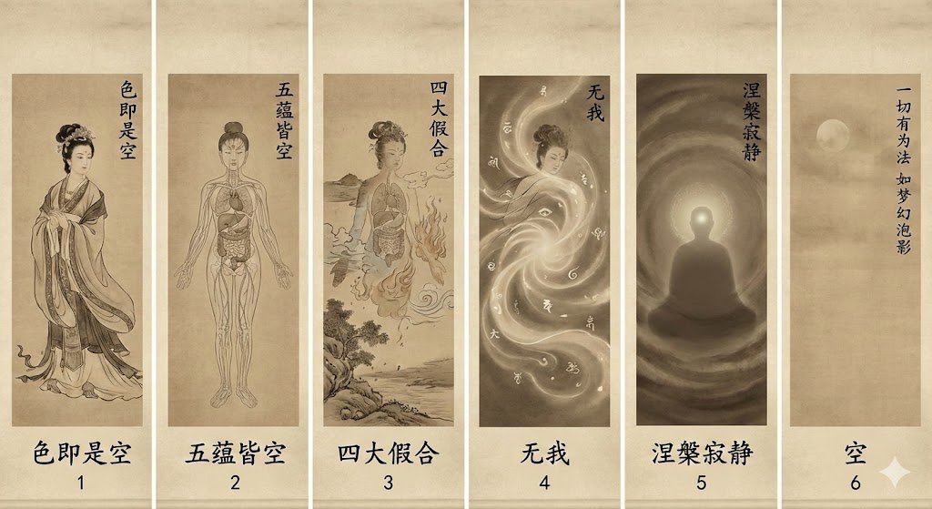 从美到空：佛教对形式的解构 生成效果示例