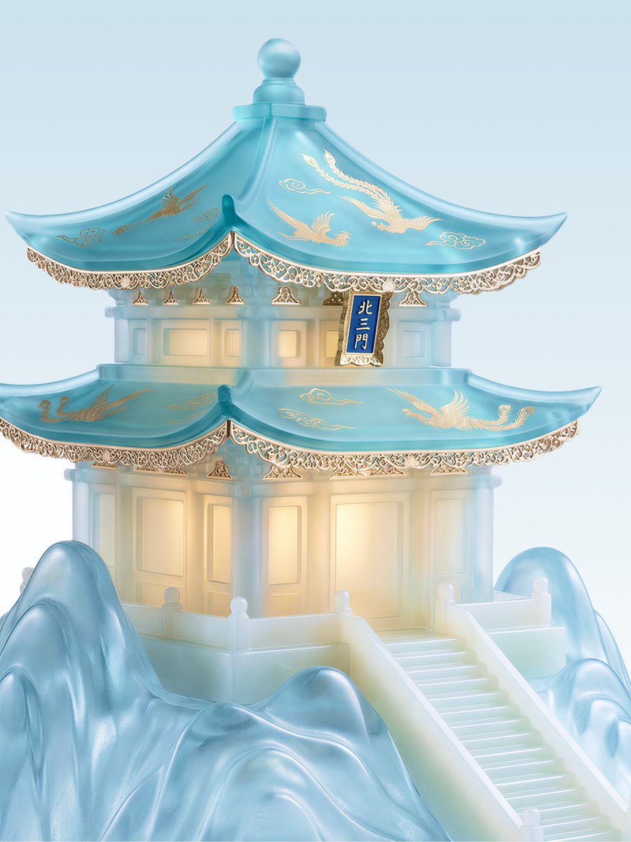翡翠美学概念建筑静物 生成效果示例