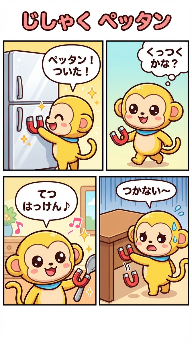 纳米君的日常生活：磁铁漫画提示 生成效果示例