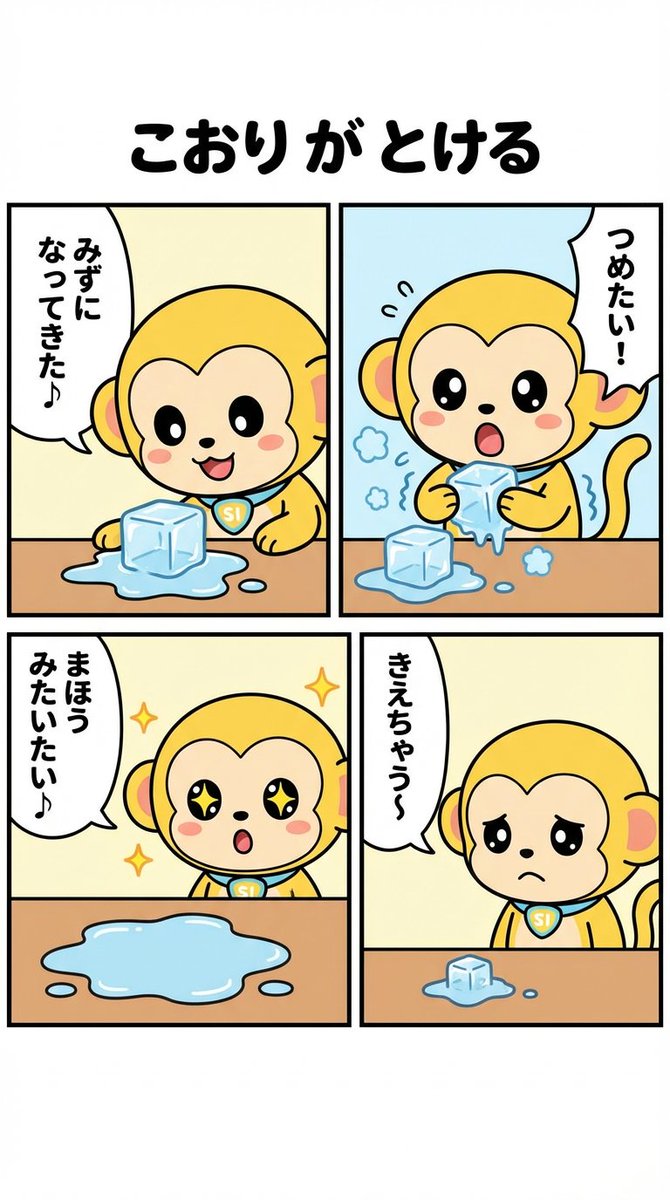 纳米君的日常生活：融冰漫画提示 生成效果示例