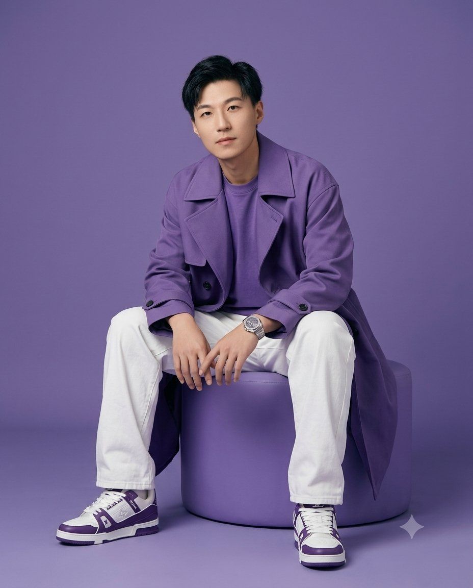 高保真 Z 世代时尚编辑肖像 生成效果示例