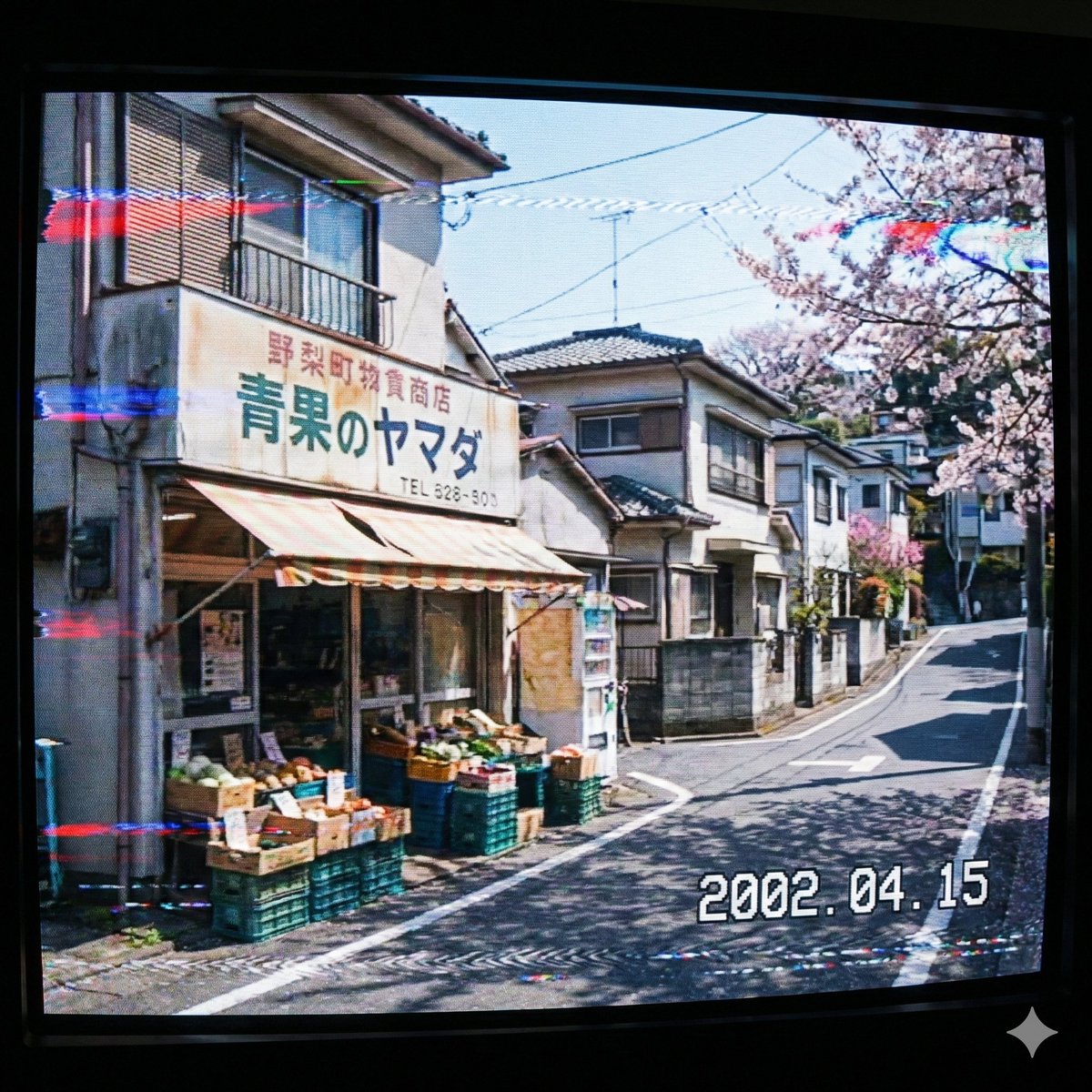 2000年代氛围的日本郊区 生成效果示例