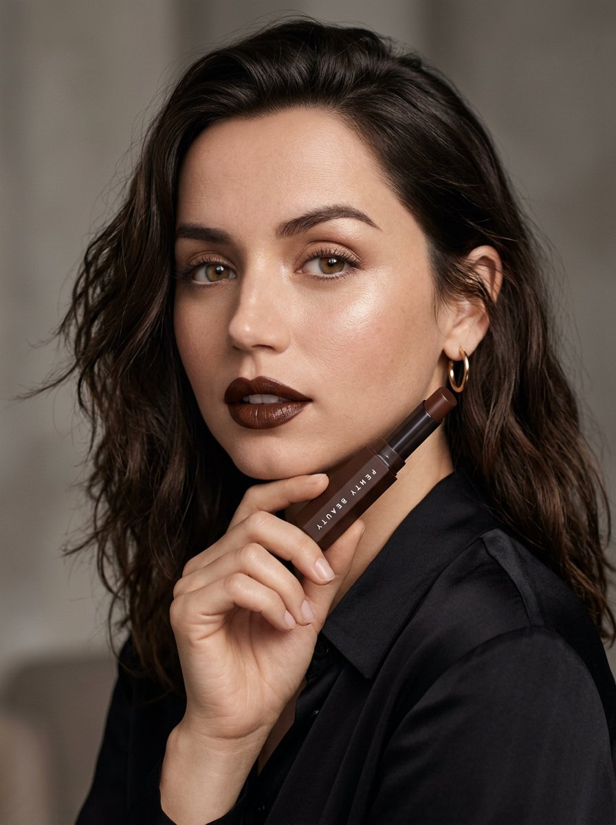 Ana de Armas 美容广告提示 Nano Banana 2 生成效果示例