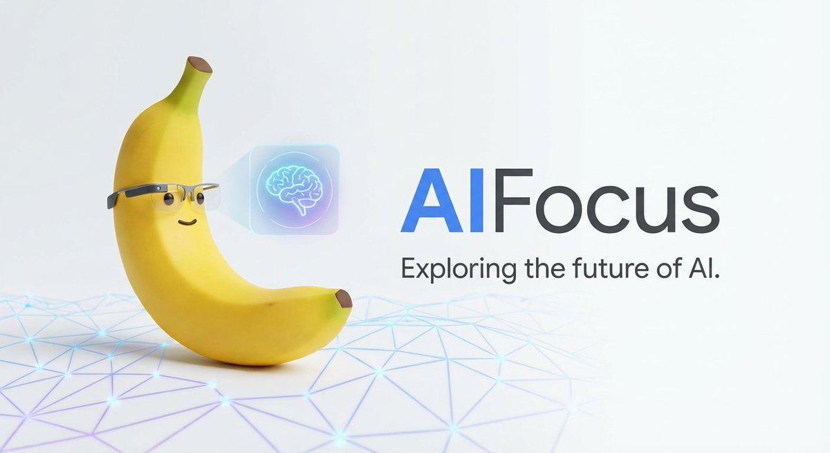 AIFocus Twitter 横幅，带有 Google 品牌 生成效果示例