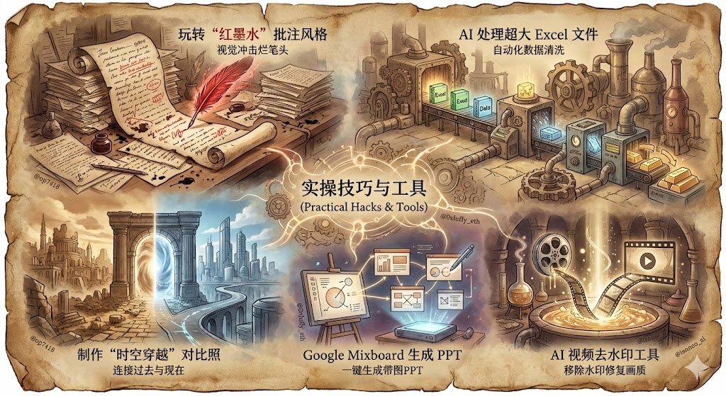 用于时间旅行比较的分屏电影镜头 生成效果示例