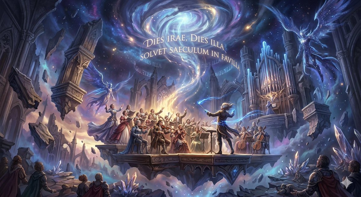莫扎特的《Dies Irae》图像生成 生成效果示例
