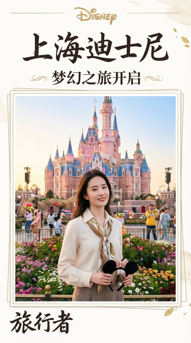 杂志式旅行写真集一代 生成效果示例