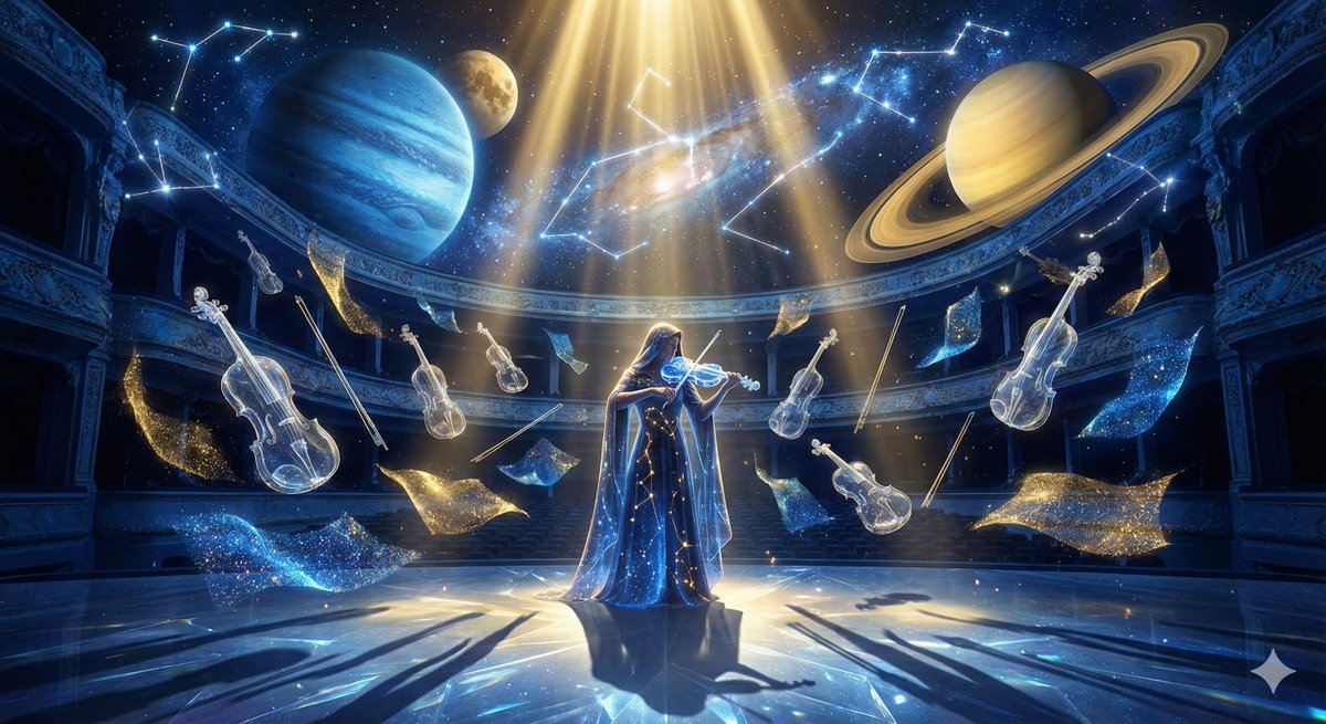 宇宙歌剧舞台奇幻场景 生成效果示例