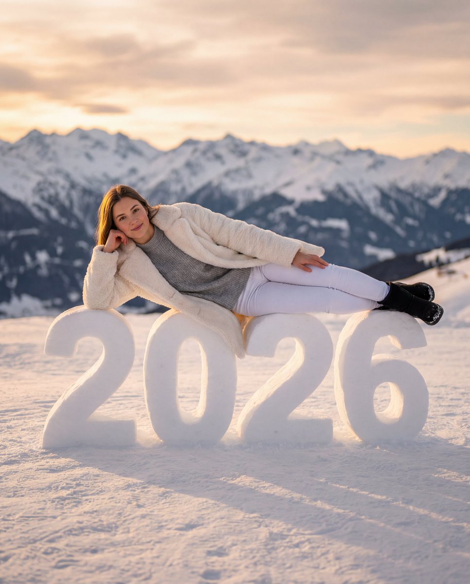 舒适新年2026冬季肖像生成效果示例