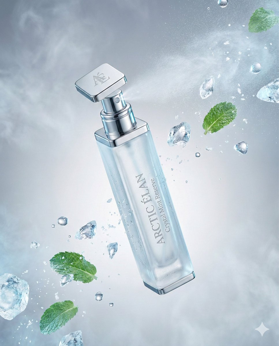 豪华口腔清新剂广告提示（ARCTIC ÉLAN） 生成效果示例