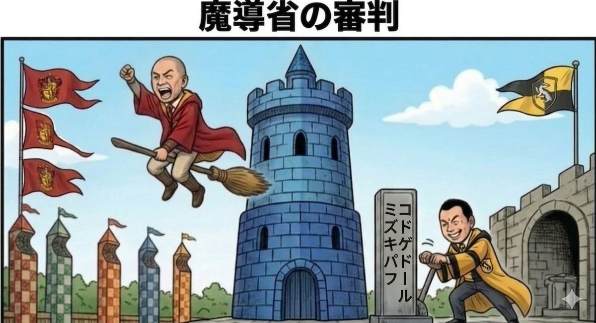四格漫画：双重会计 生成效果示例