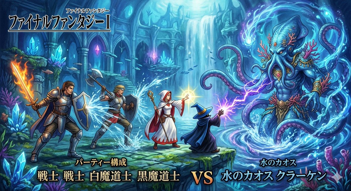 最终幻想派对 vs 海妖图像生成 生成效果示例