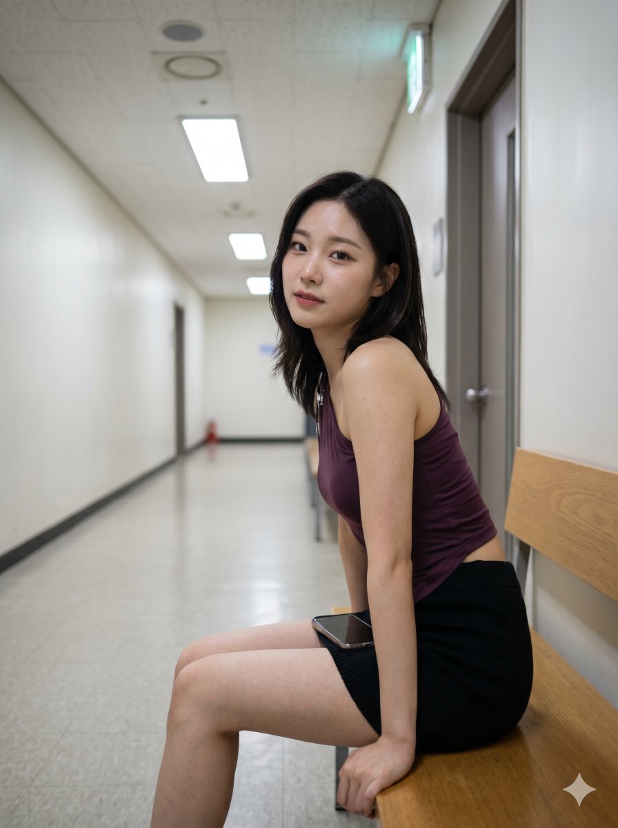 韩流美学排练肖像生成效果示例