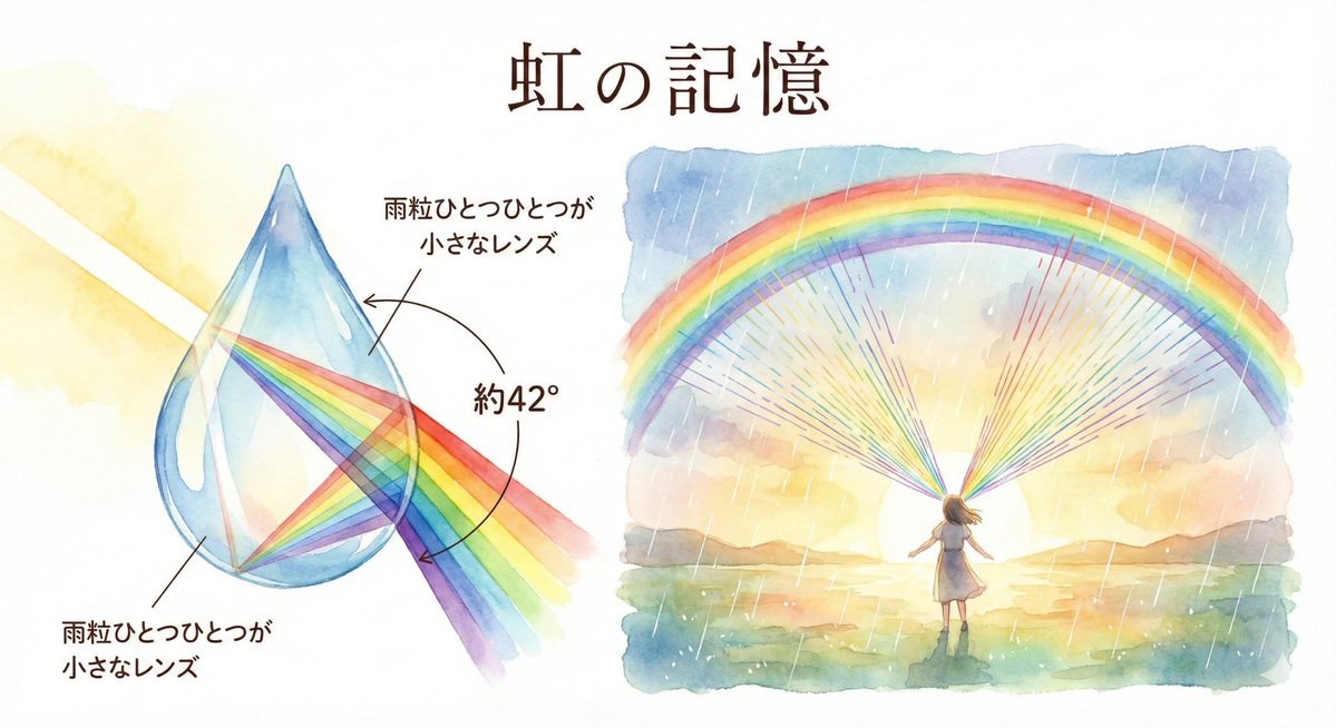 彩虹插图说明 生成效果示例