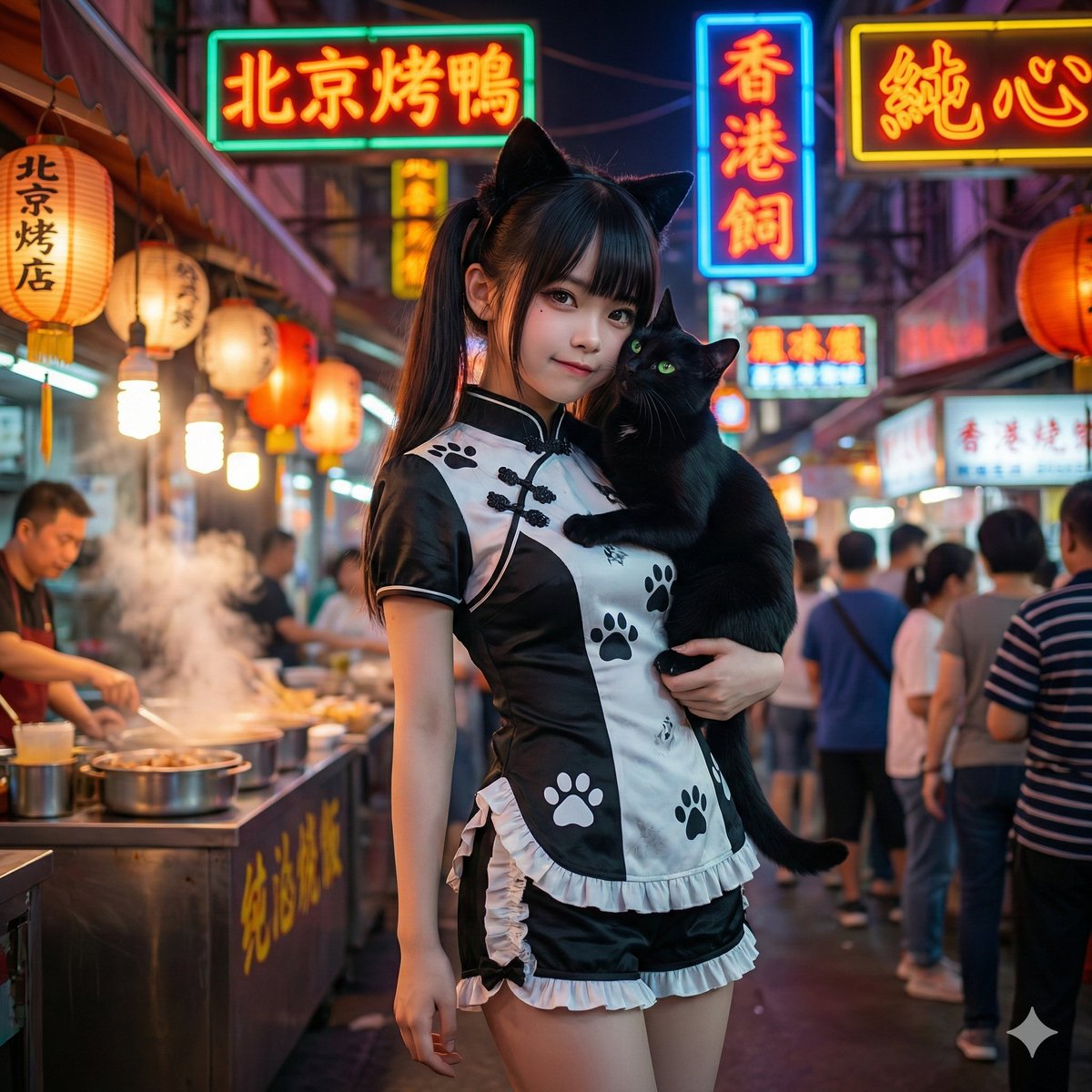 音乐图像可视化提示（歌词聚焦） 生成效果示例