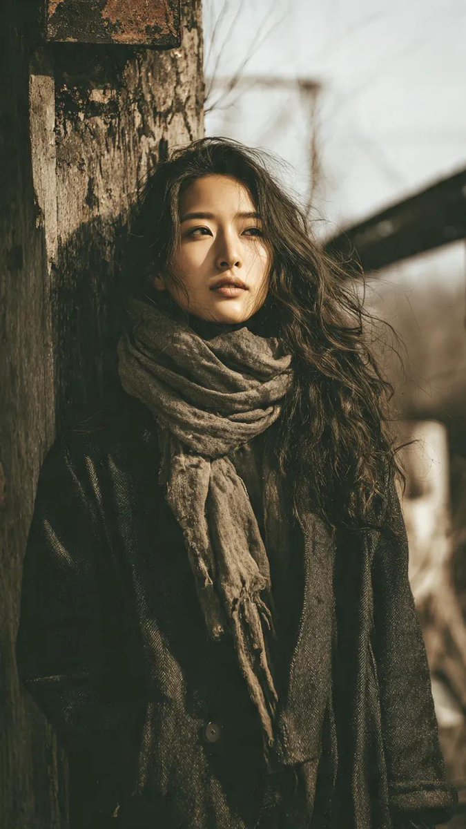 日本女人的坚韧垃圾肖像 生成效果示例