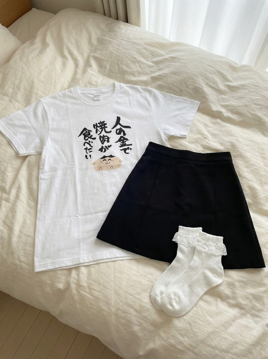 床上衣服分开生成效果示例