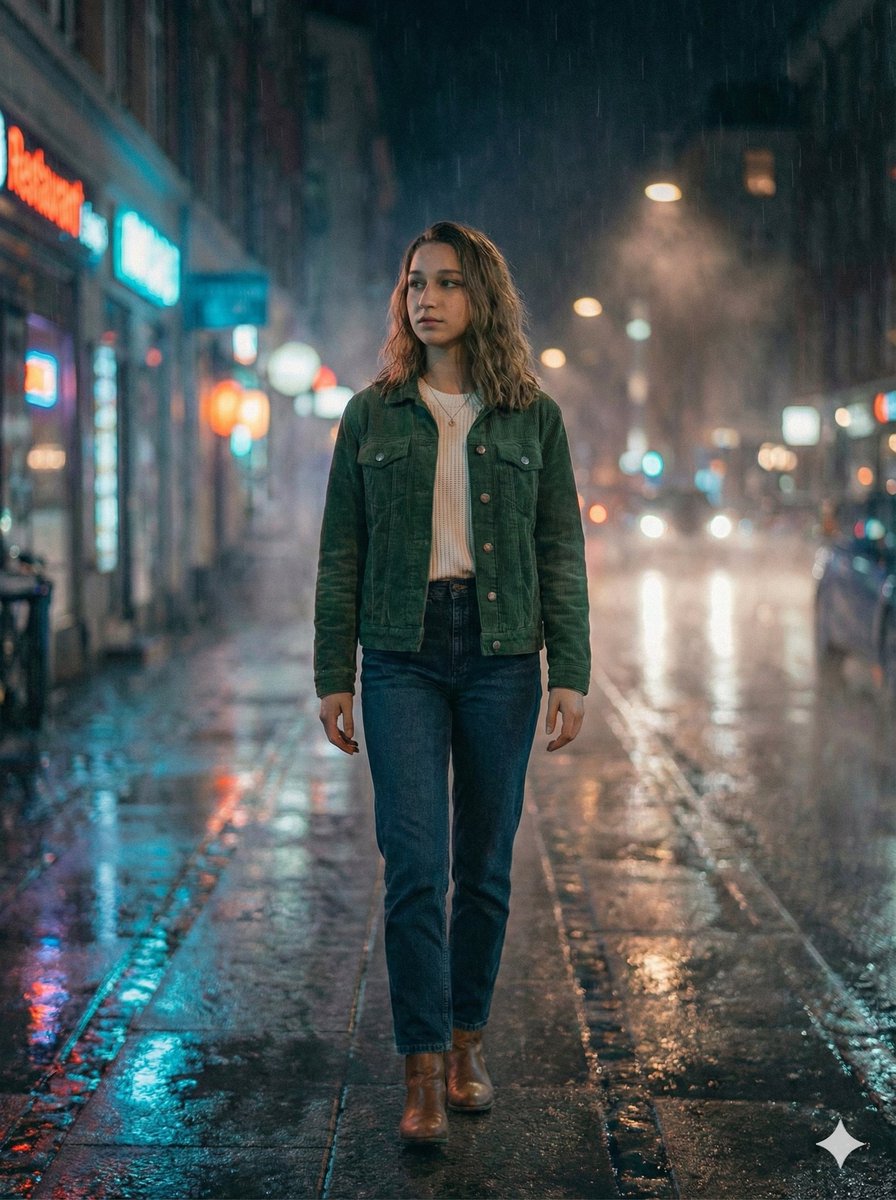 穆迪电影夜雨肖像 (JSON) 生成效果示例
