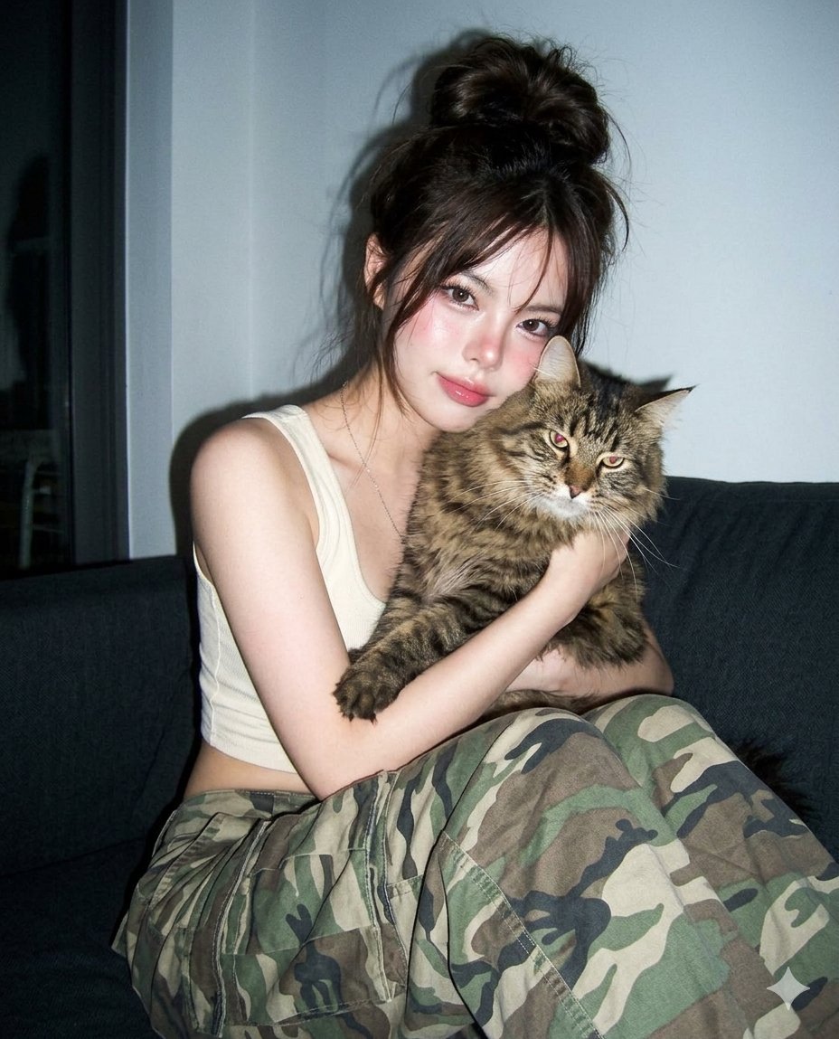 抖音唯美猫写真 生成效果示例