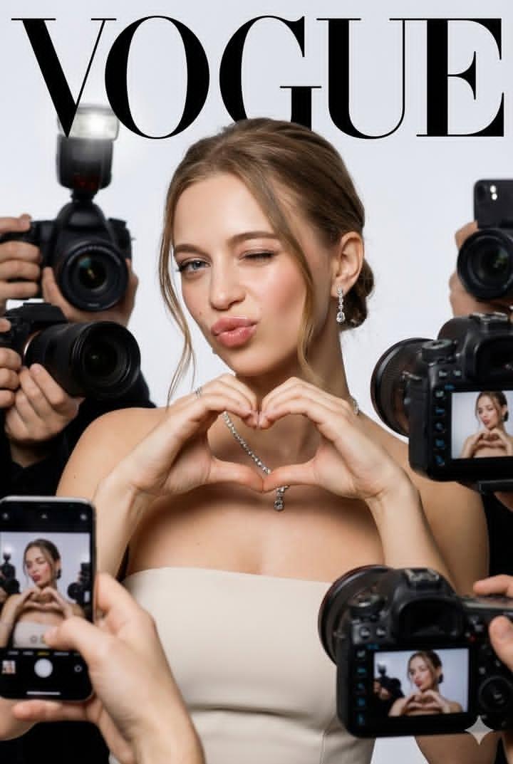 《Vogue》封面狗仔队肖像 生成效果示例