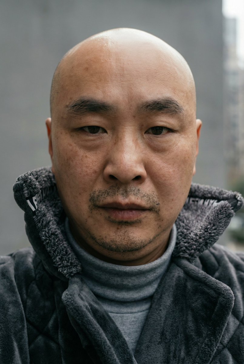 王家卫风格人像严格脸部还原高级JSON提示 生成效果示例