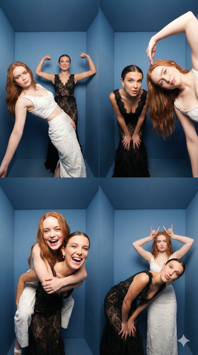 iPhone Photobooth 两个主题的拼贴生成效果示例