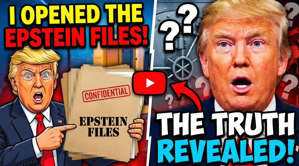 关于 Epstein 文件的 MrBeast 风格缩略图 生成效果示例