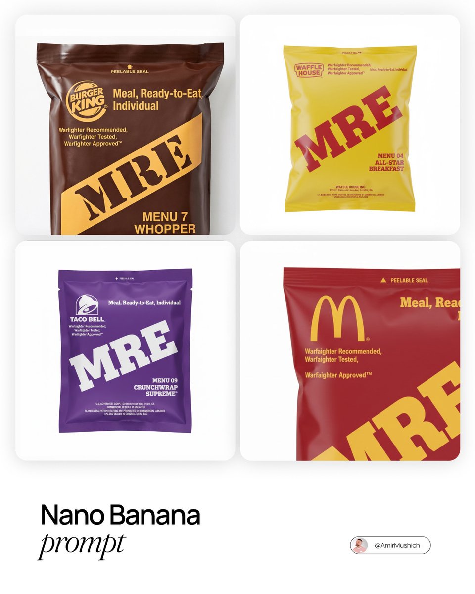 MRE包装设计提示（大品牌） 生成效果示例