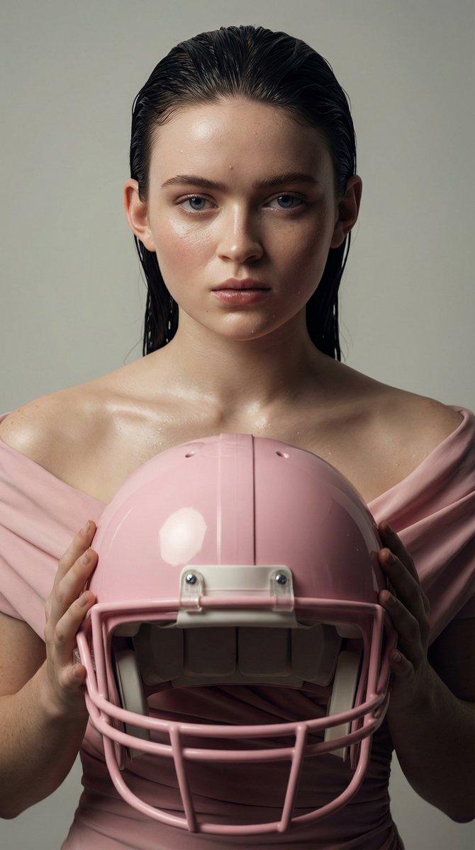 Sadie Sink 高级时尚肖像提示 生成效果示例