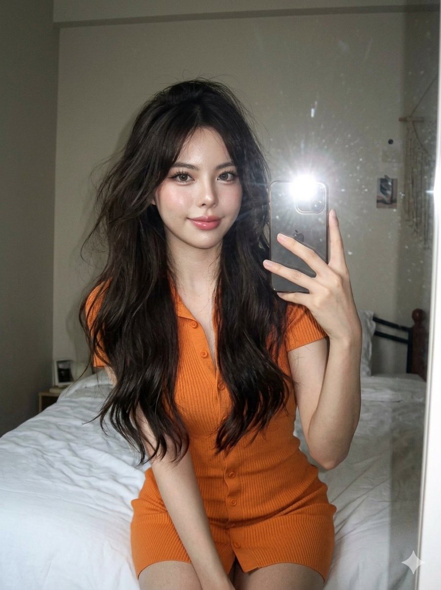CCD数码美颜镜自拍 生成效果示例